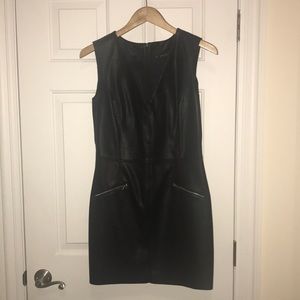 ZARA LEATHER DRESS